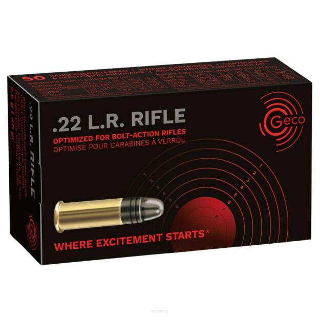 Geco Rifle .22 LR 40gr