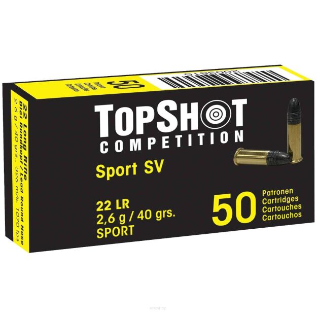 TopShot Competition Black Edition .22LR 40gr