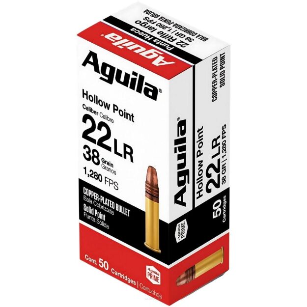 Aguila Super Extra HV HP .22LR 38gr