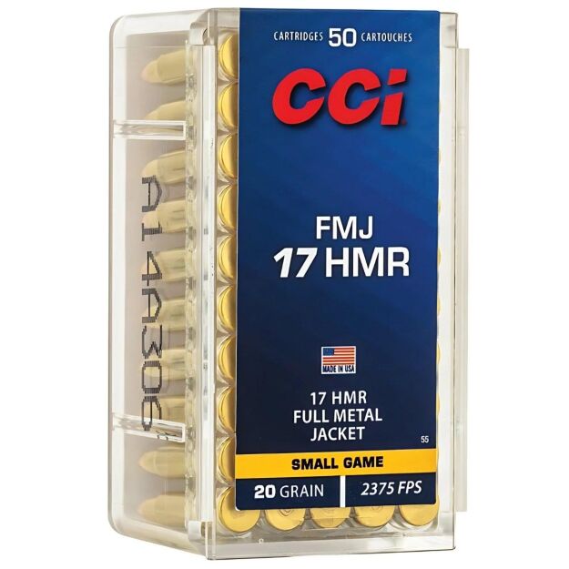 CCI FMJ .17 HMR 20gr