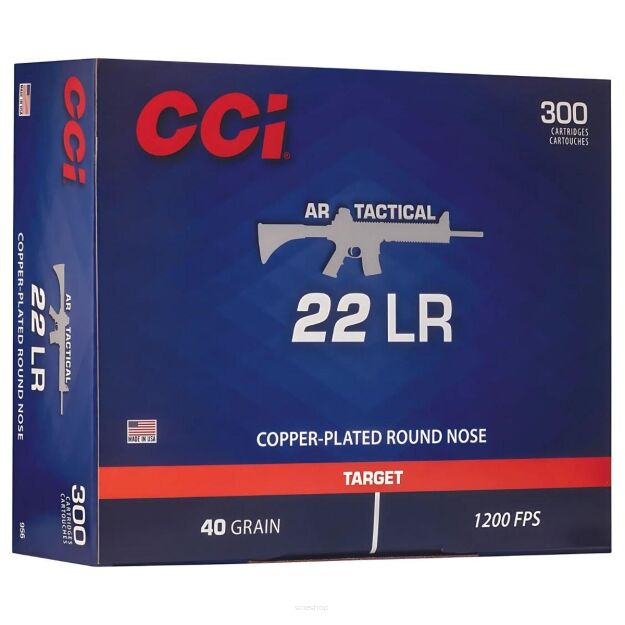 CCI .22 LR AR Tactical 40gr