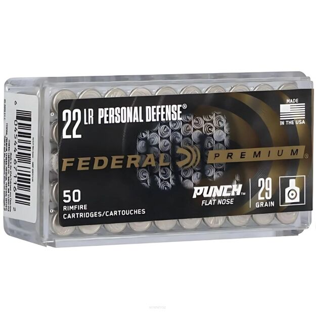 Federal Punch Flat Nose .22 LR 29gr/1,9g