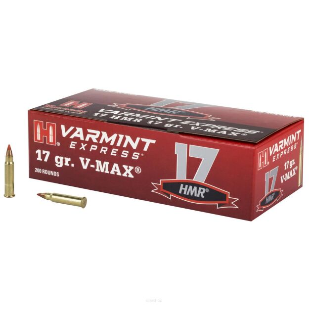 Hornady V-MAX Varmint Express .17 HMR 17gr (83170)