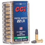 CCI .22 LR Pistol Match LRN 40gr - 2