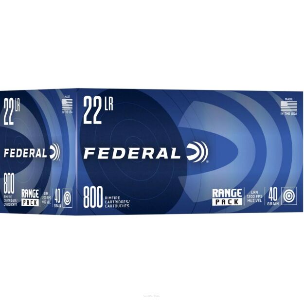 Federal Range Pack HV .22 LR 40gr