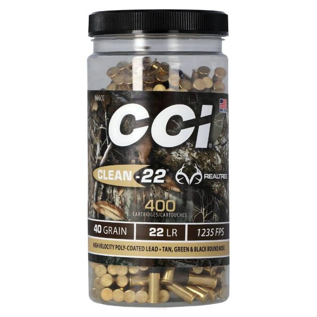 CCI .22 LR Clean-22 Realtree HV 40gr