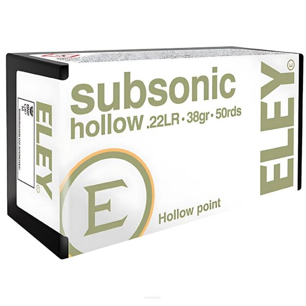 Eley Subsonic Hollow .22LR 40gr